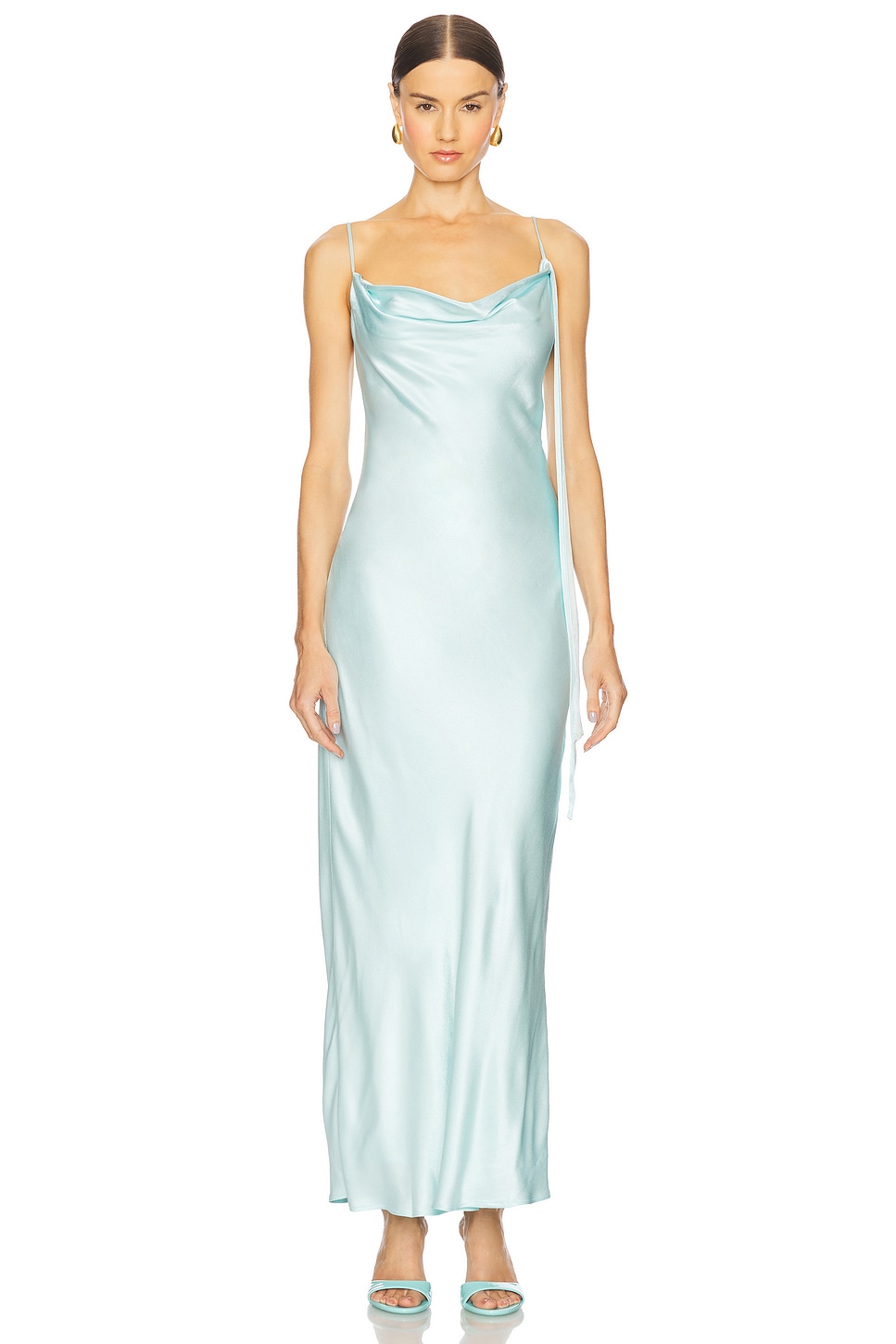 Renu Cowl Neck Maxi Dress - luluinthesky