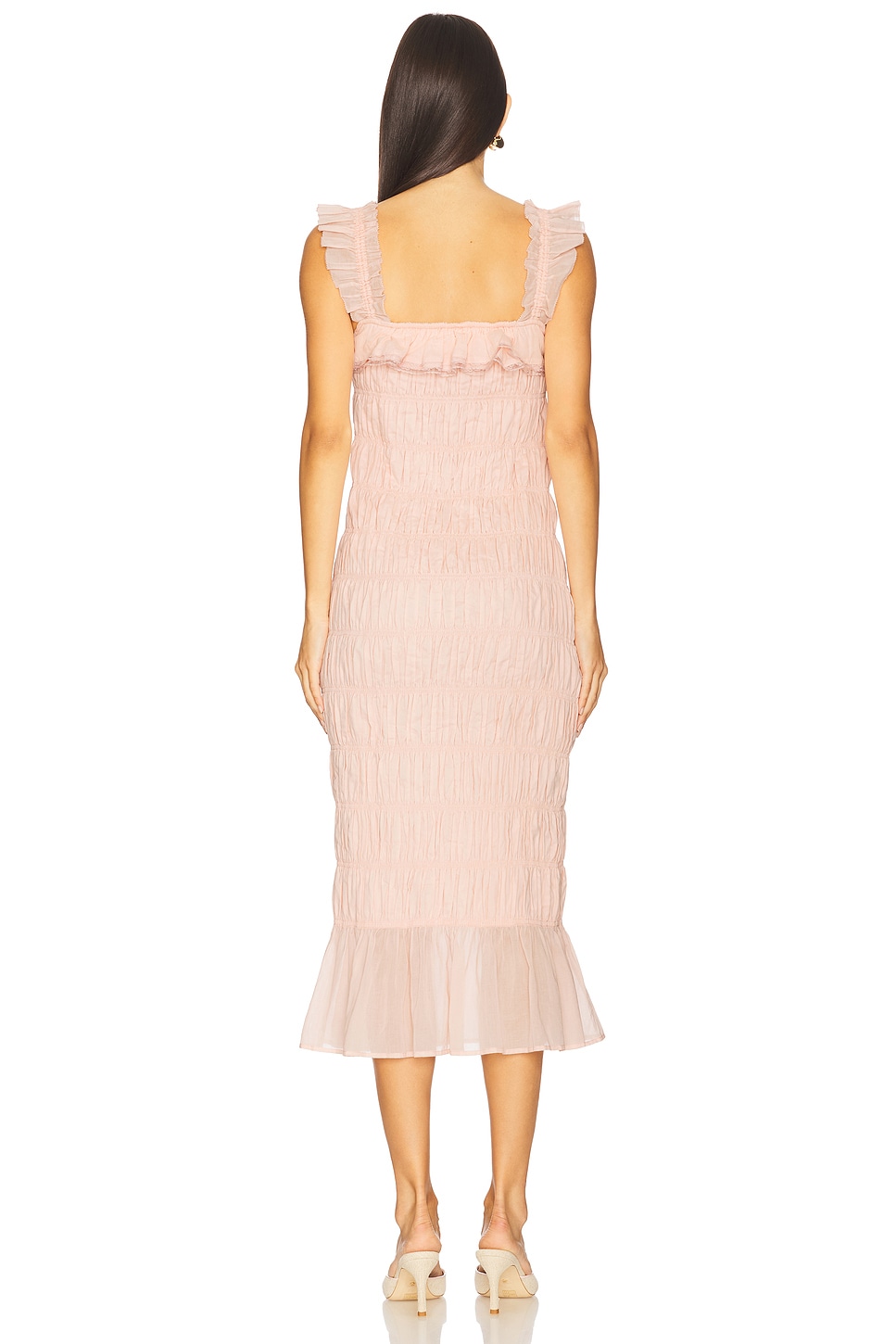 x Yhasmina Ferrara Esmie Midi Dress - luluinthesky