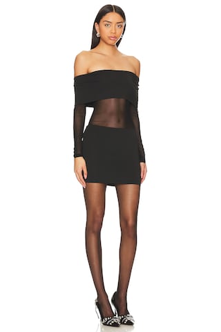 Elmina Sheer Mini Dress - luluinthesky