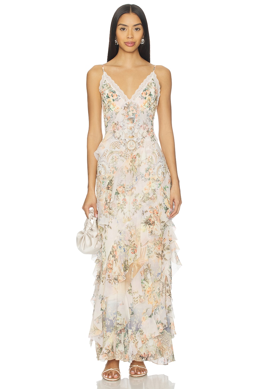 Ruffle Slip Dress - luluinthesky