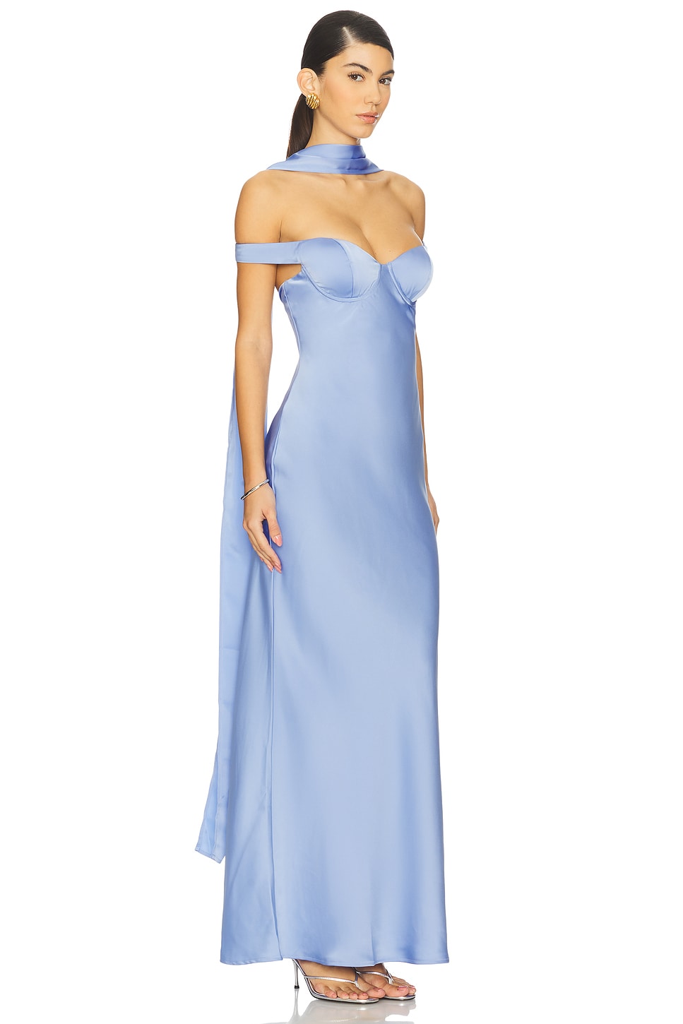 Raphaella Off Shoulder Maxi Dress - luluinthesky
