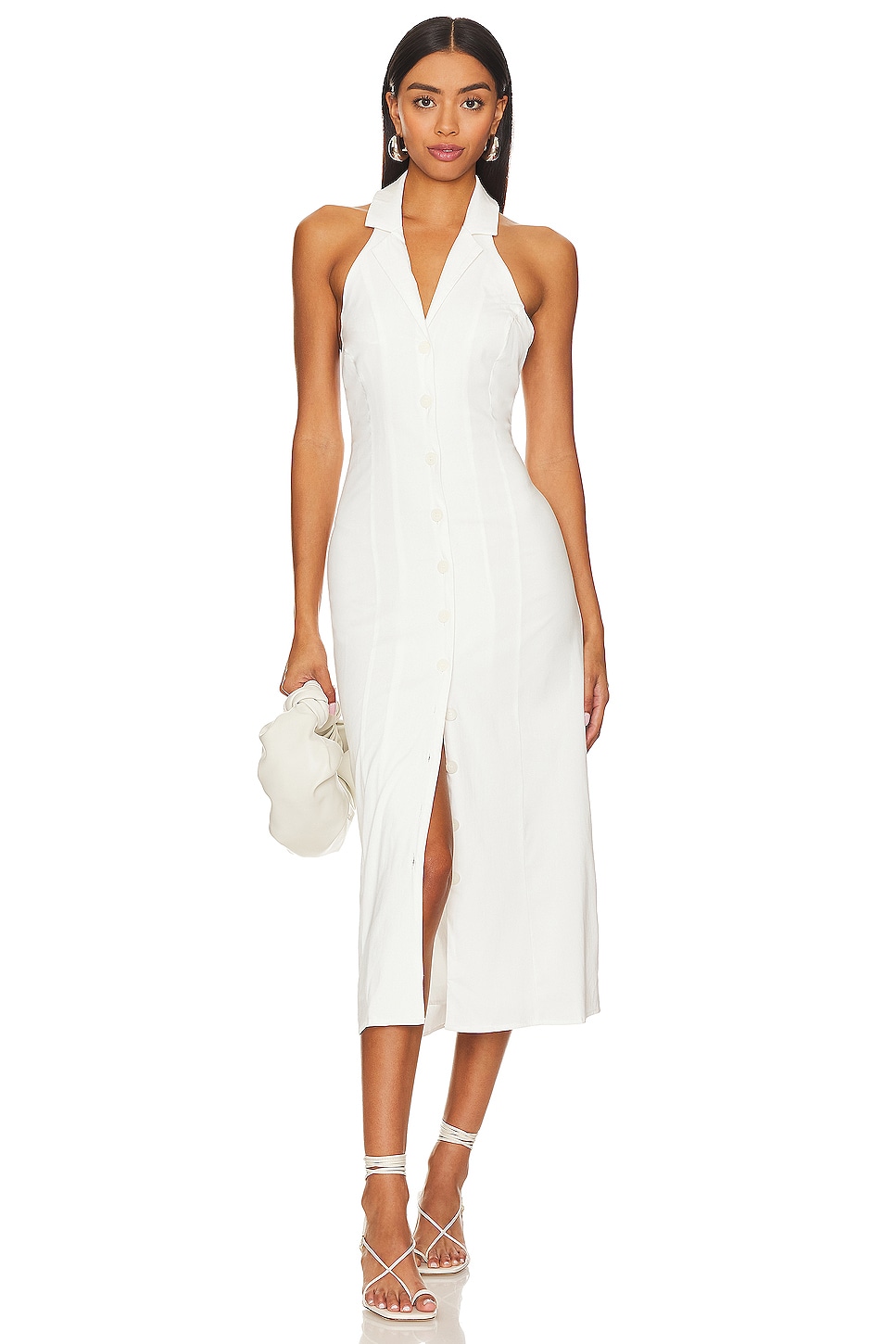 x REVOLVE Button Down Midi Dress - luluinthesky