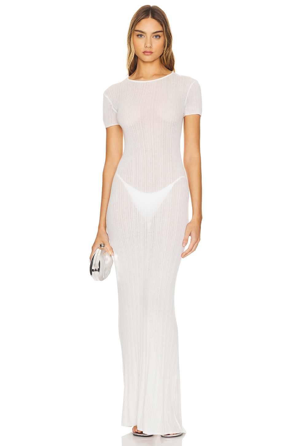 Aprile Sheer Maxi Dress - luluinthesky