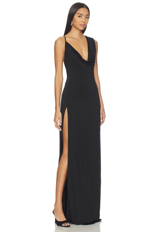 Tessa Draped Shoulder Maxi Dress - luluinthesky