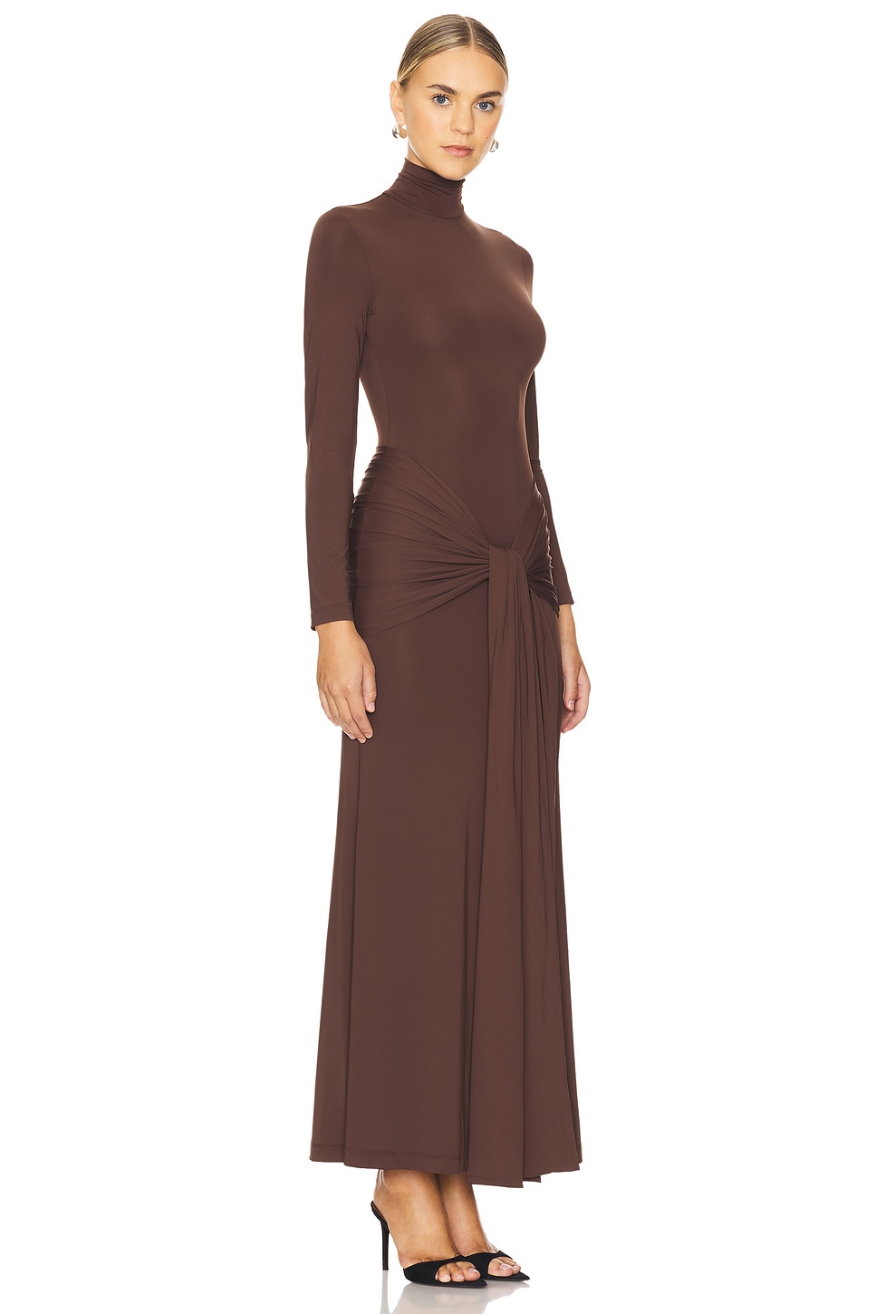 Alix Maxi Tie Front Dress - luluinthesky