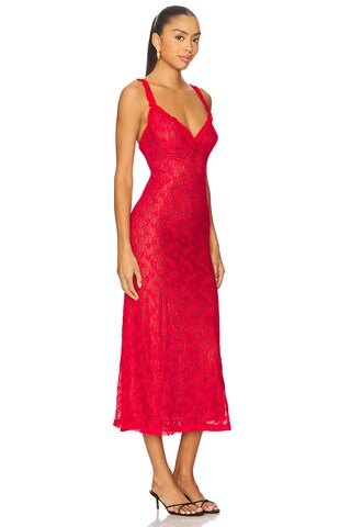 Alegra Stretch Lace Midi Dress - luluinthesky