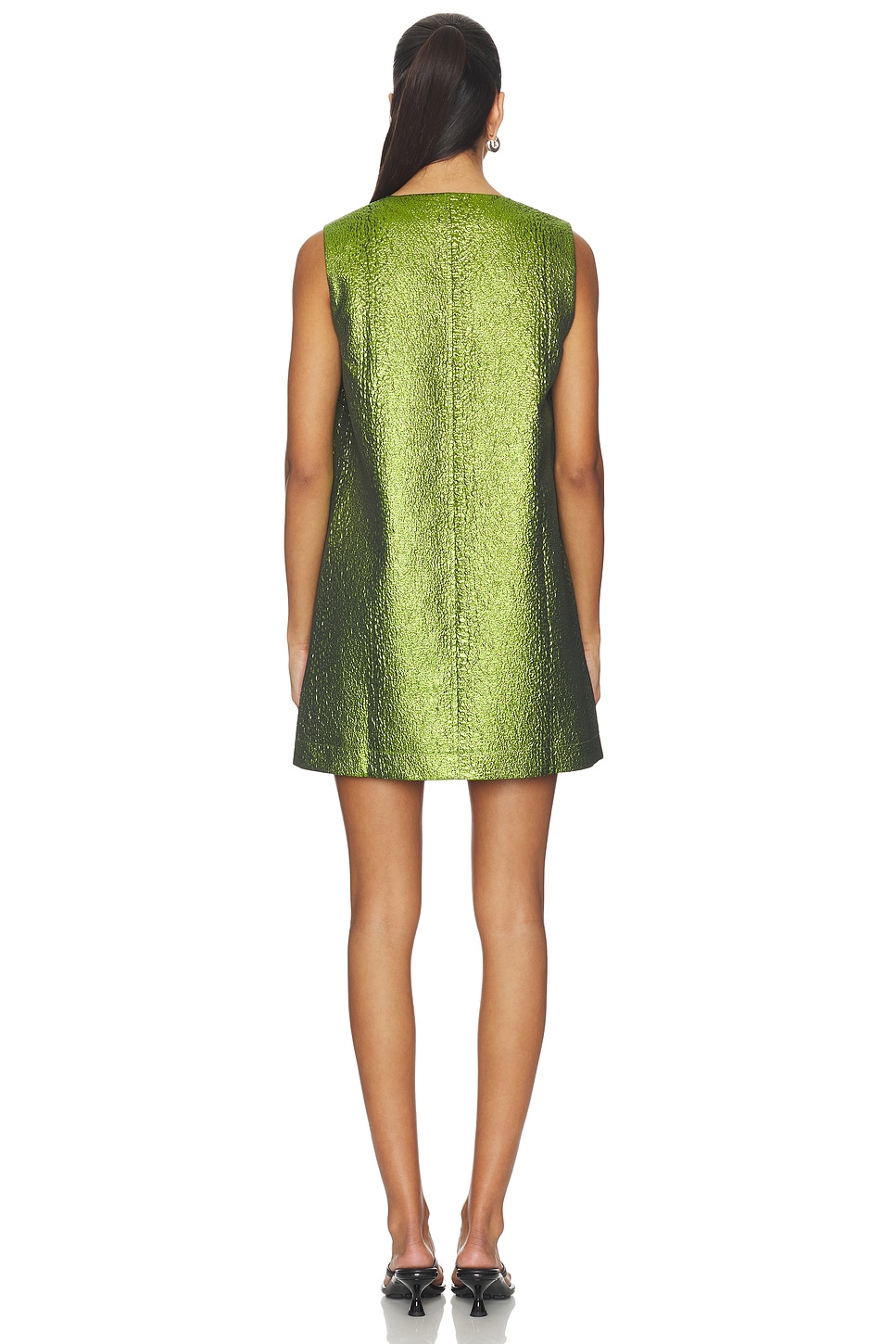 Fountain Metallic Mini Dress - luluinthesky