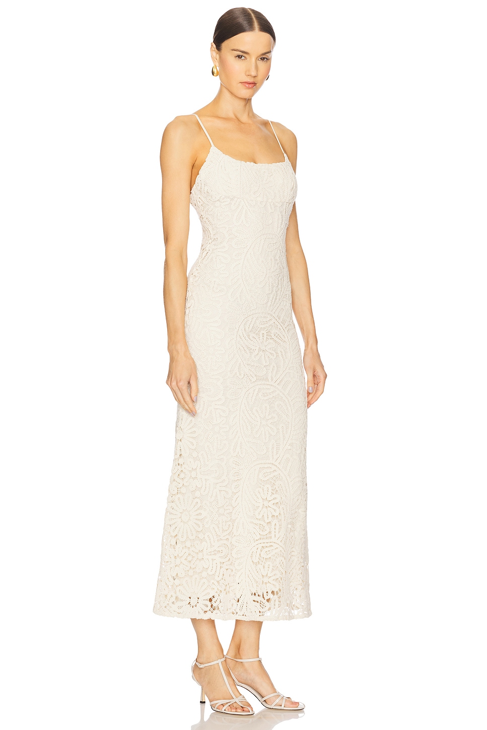 Adoni Crochet Midi Dress - luluinthesky