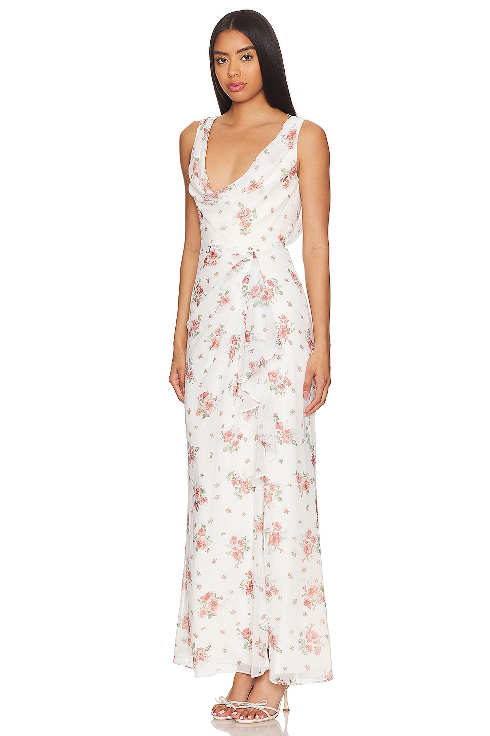 Liv Draped Maxi Dress - luluinthesky