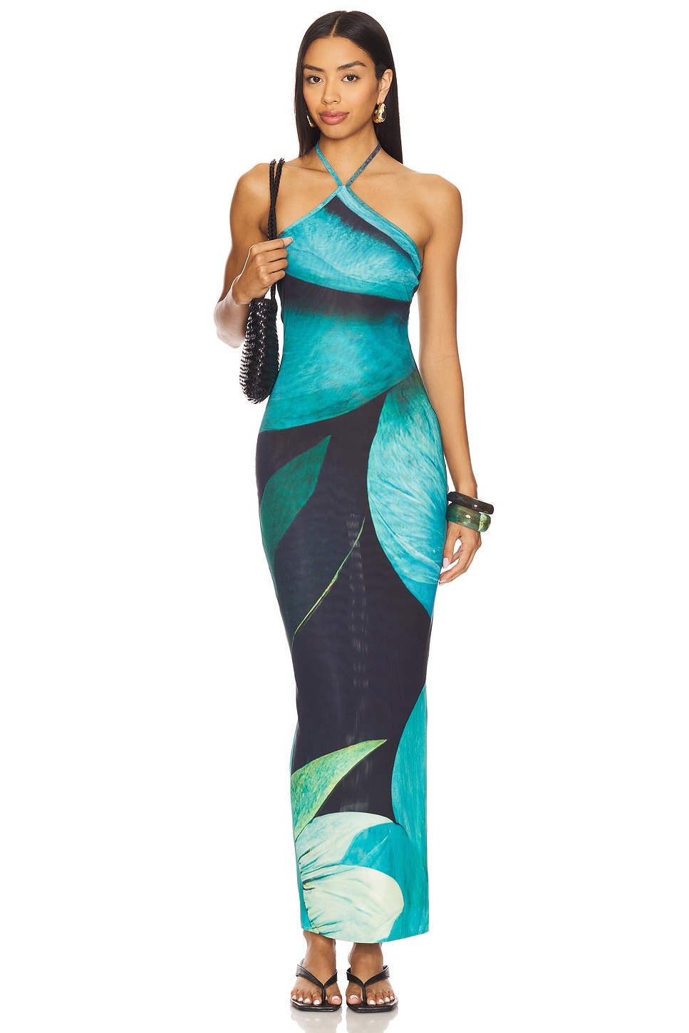 Dalia Halter Neck Dress - luluinthesky