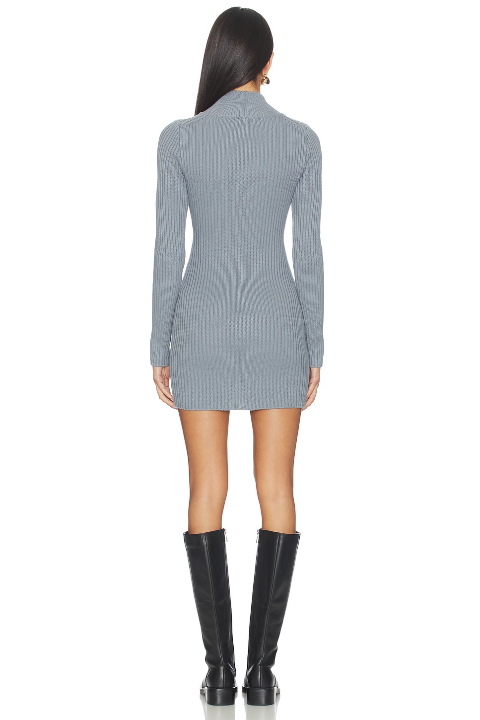 Noha Mock Neck Mini Dress - luluinthesky