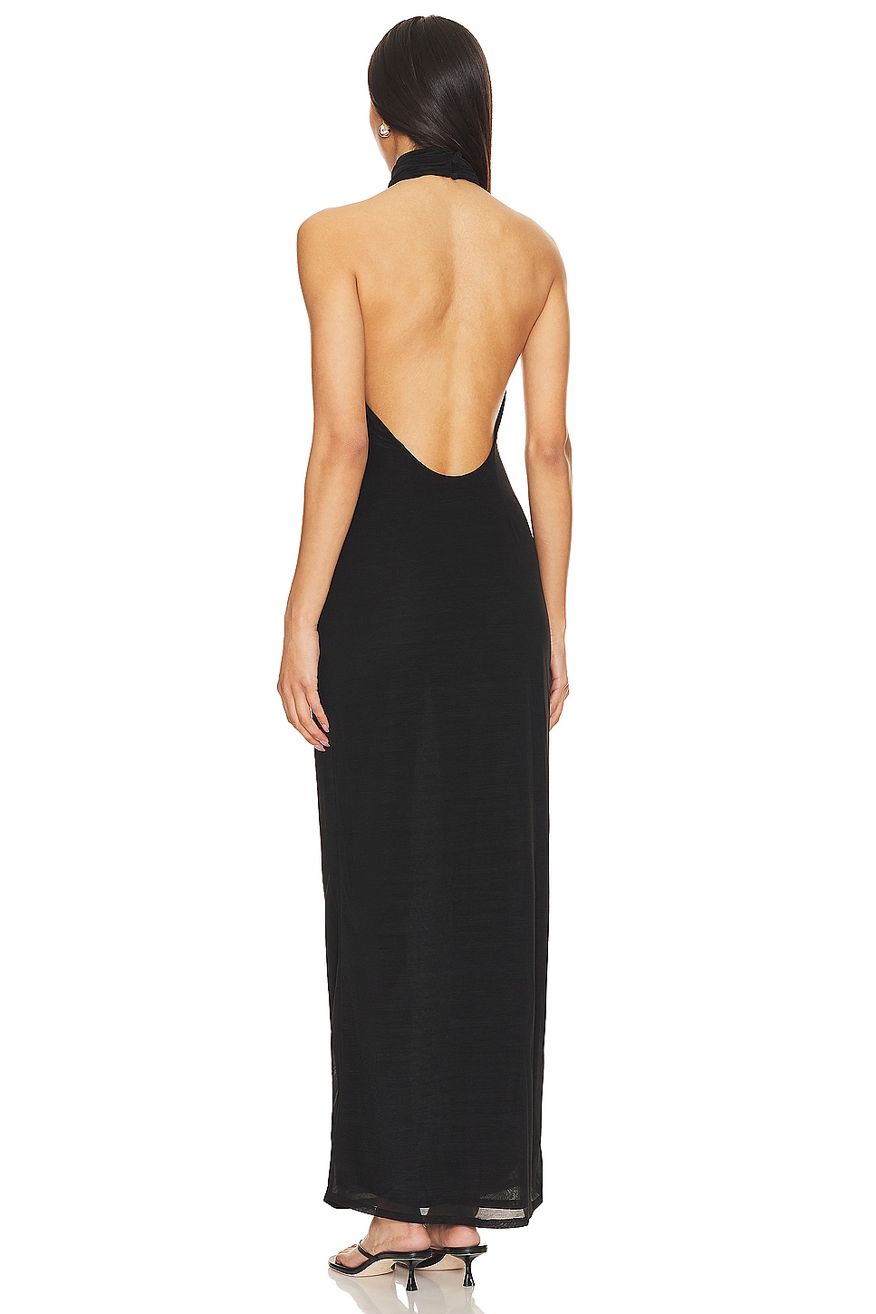 x Anja Dujković Ula Sheer Maxi Dress - luluinthesky