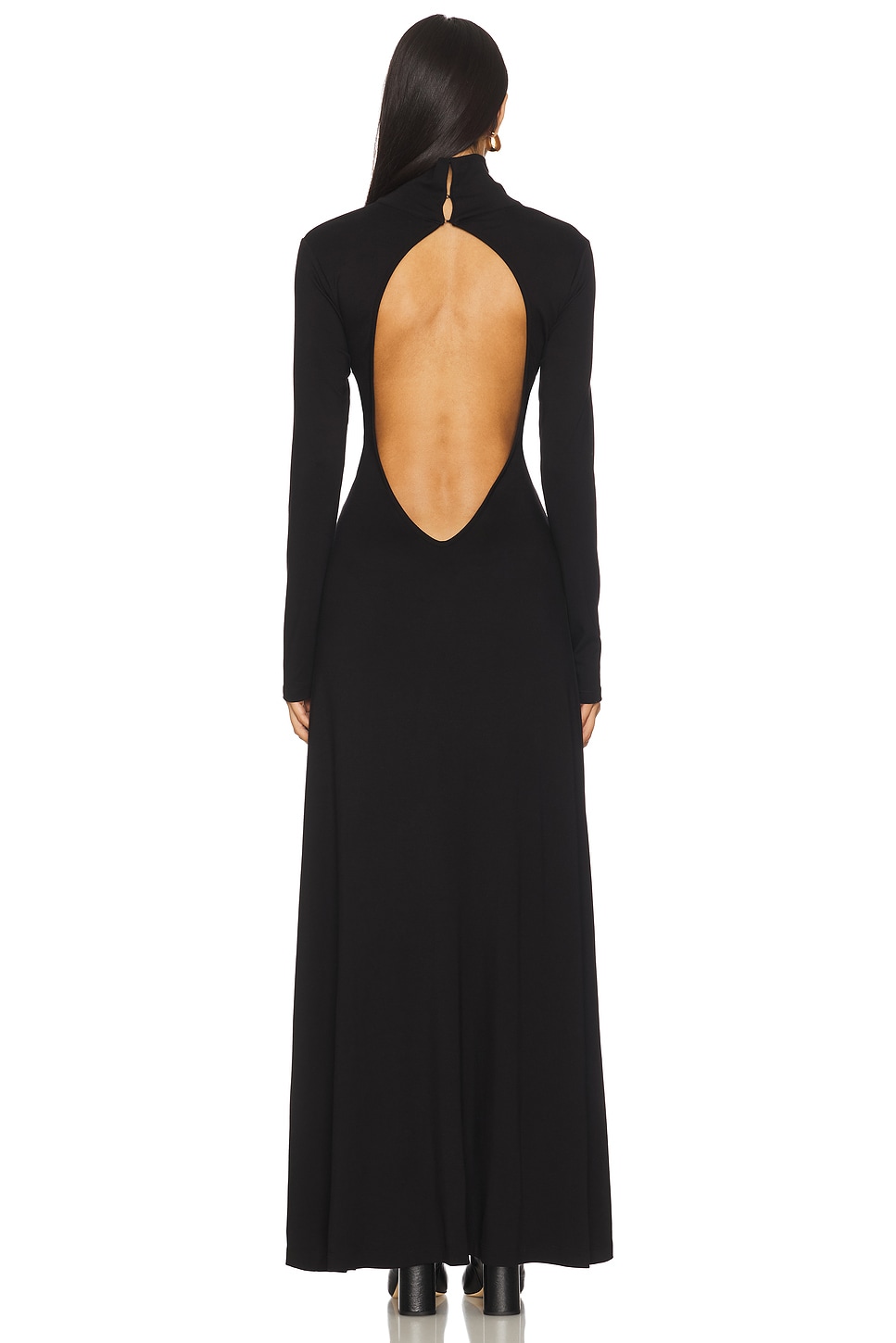 Backless Turtleneck Dress - luluinthesky