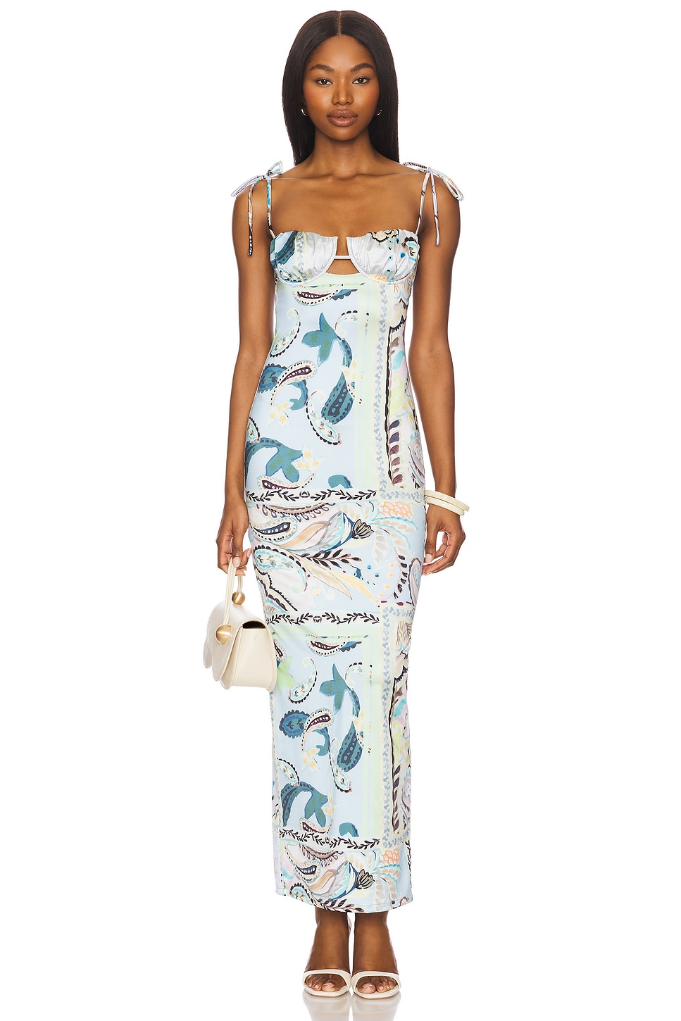 Petal Long Slip Dress - luluinthesky