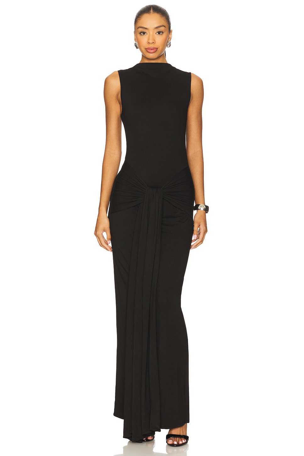 Piper Maxi Dress In Black - luluinthesky