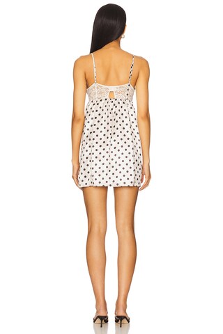 x Intimately FP Midnight Muse Mini Slip Dress In Tea Combo - luluinthesky