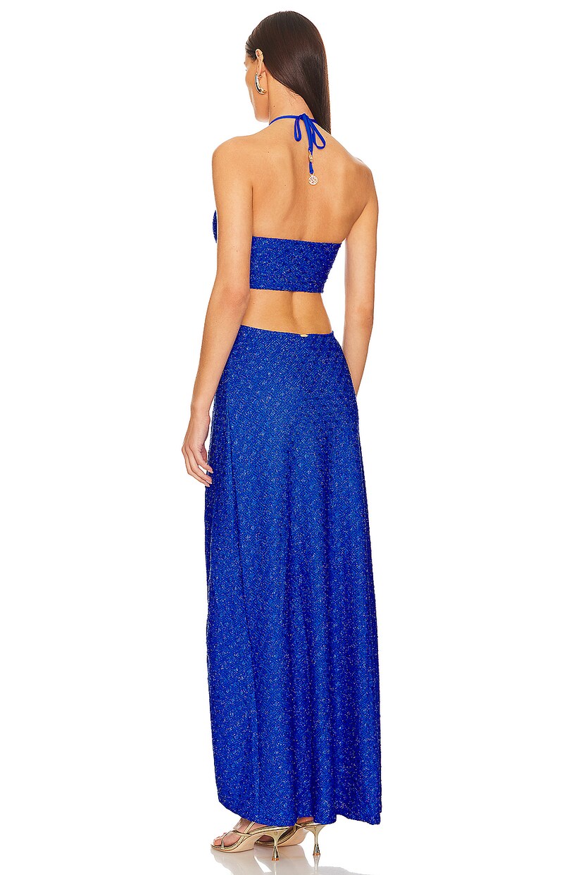 Brilla Double Loop Long Dress - luluinthesky