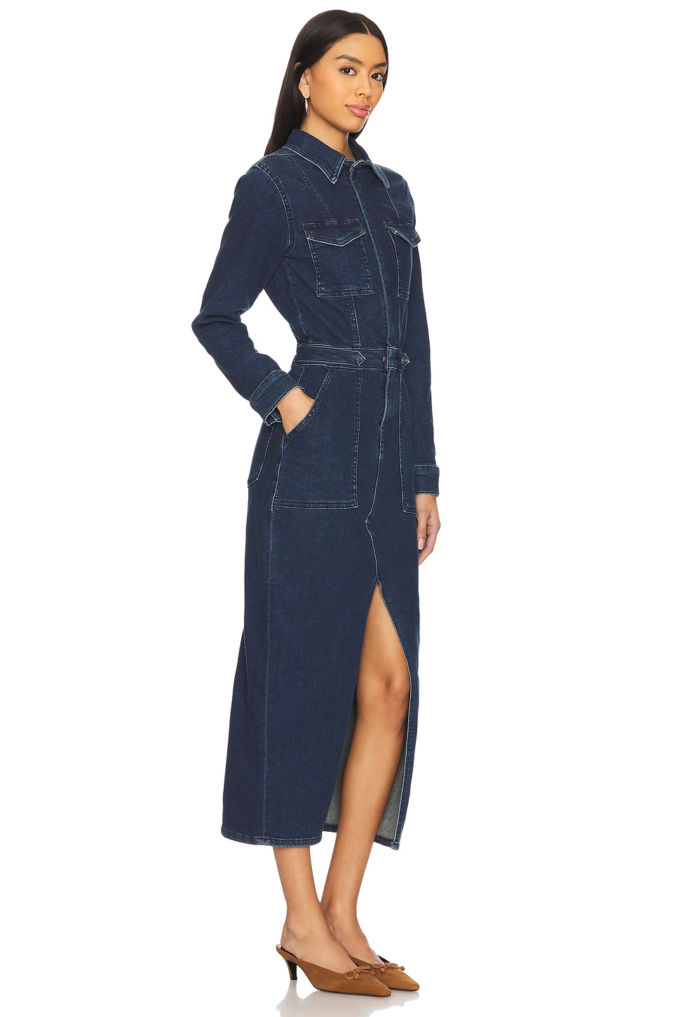 Fit For Success Long Sleeve Midi Dress - luluinthesky