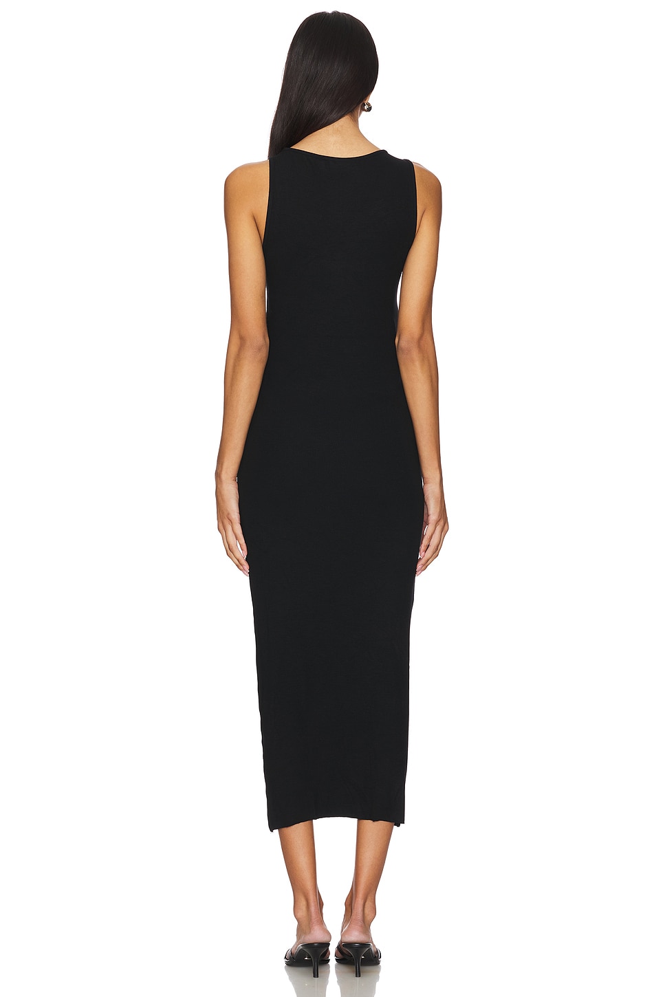Soft Rib Boat Neck Midi Dress - luluinthesky