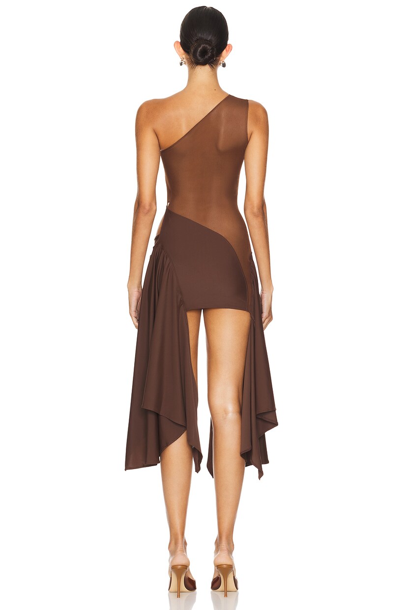 x REVOLVE Tricot Mesh Dress - luluinthesky