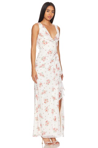Liv Draped Maxi Dress - luluinthesky