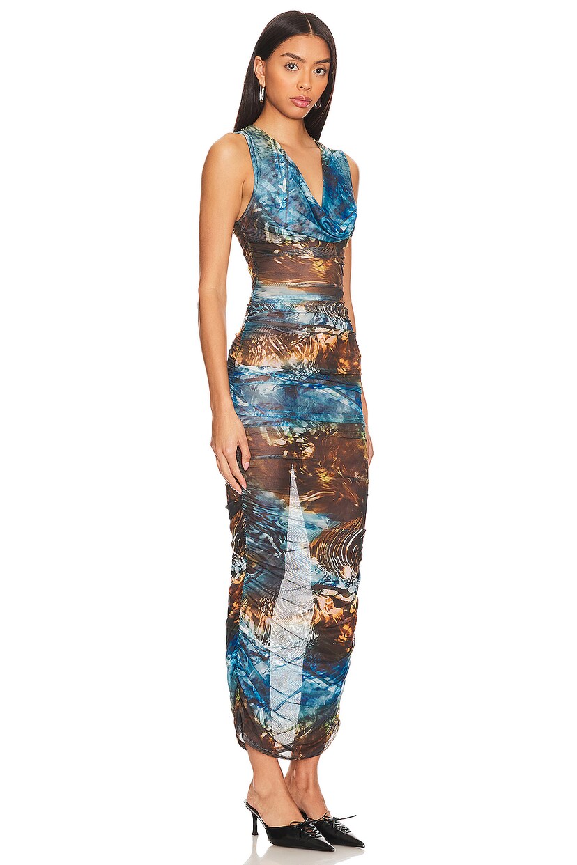 Delara Ruched Dress - luluinthesky