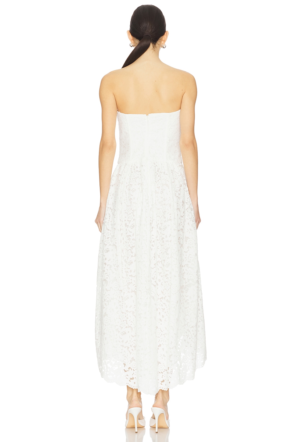 Felicidad Strapless Lace Dress - luluinthesky