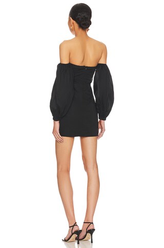 Flynn Ruched Sleeve Dress - luluinthesky