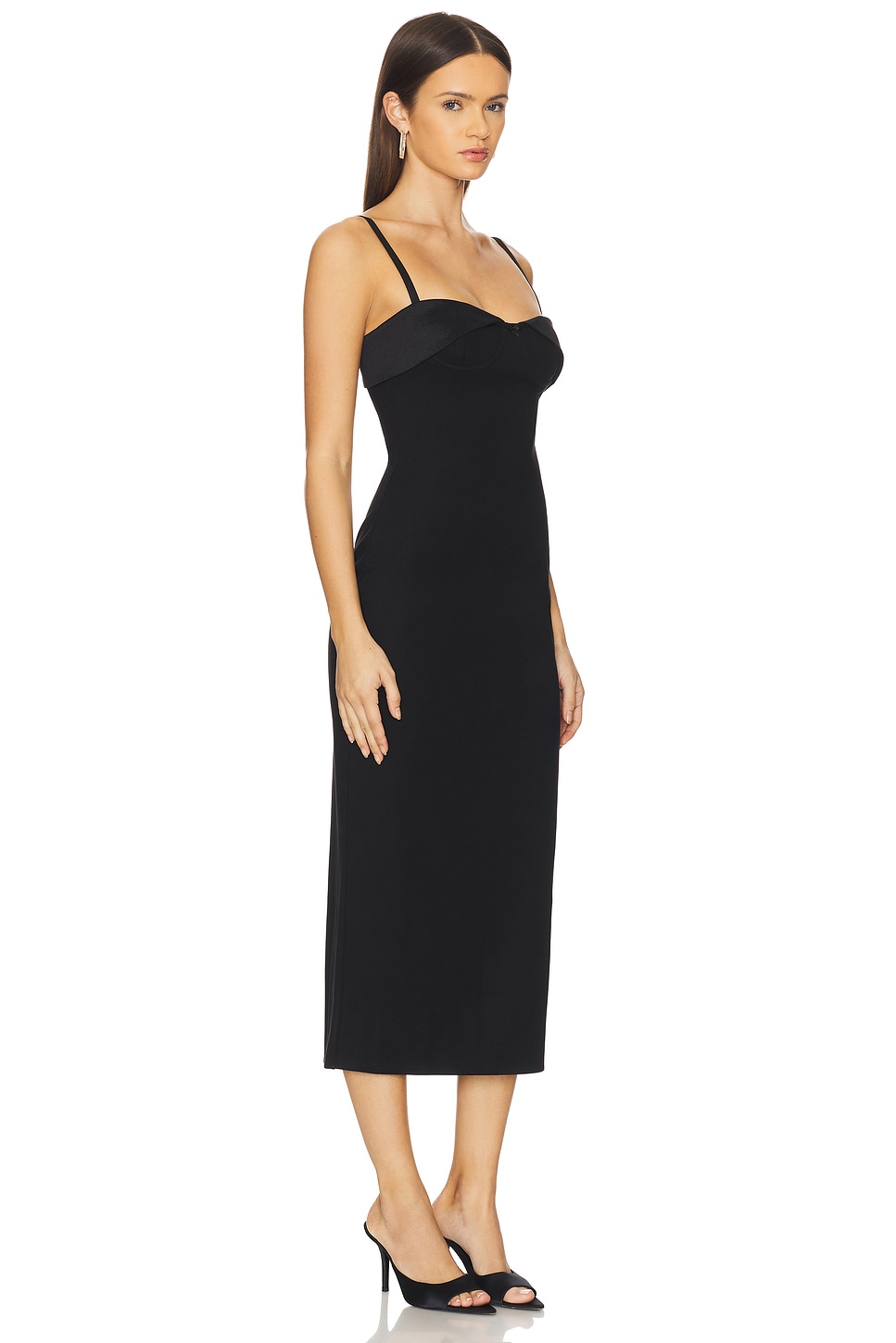 x Christina Elezaj Shea Midi Dress - luluinthesky