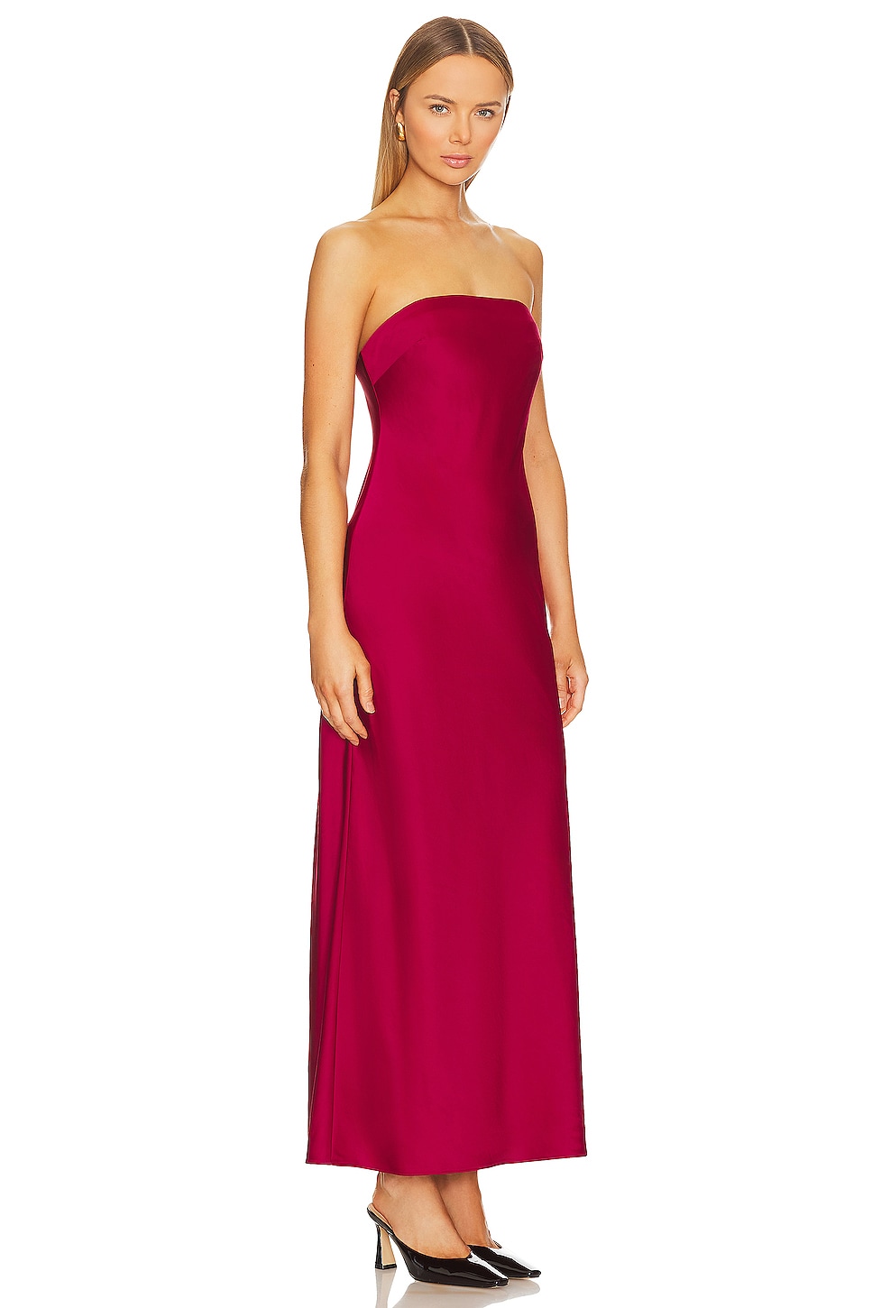 Esme Strapless Maxi Dress - luluinthesky