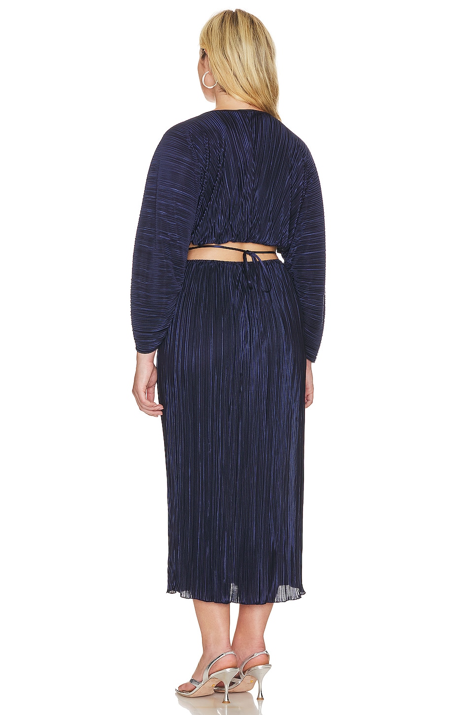 Always Fits Plisse Midi Dress - luluinthesky
