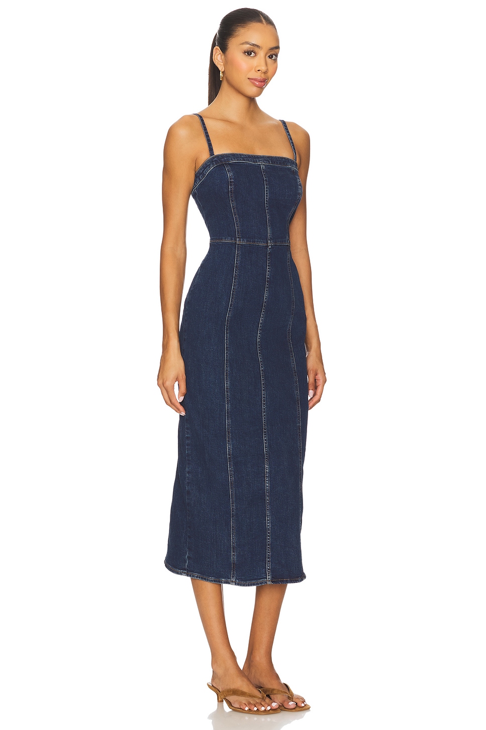 Seamed Bustier Dress - luluinthesky