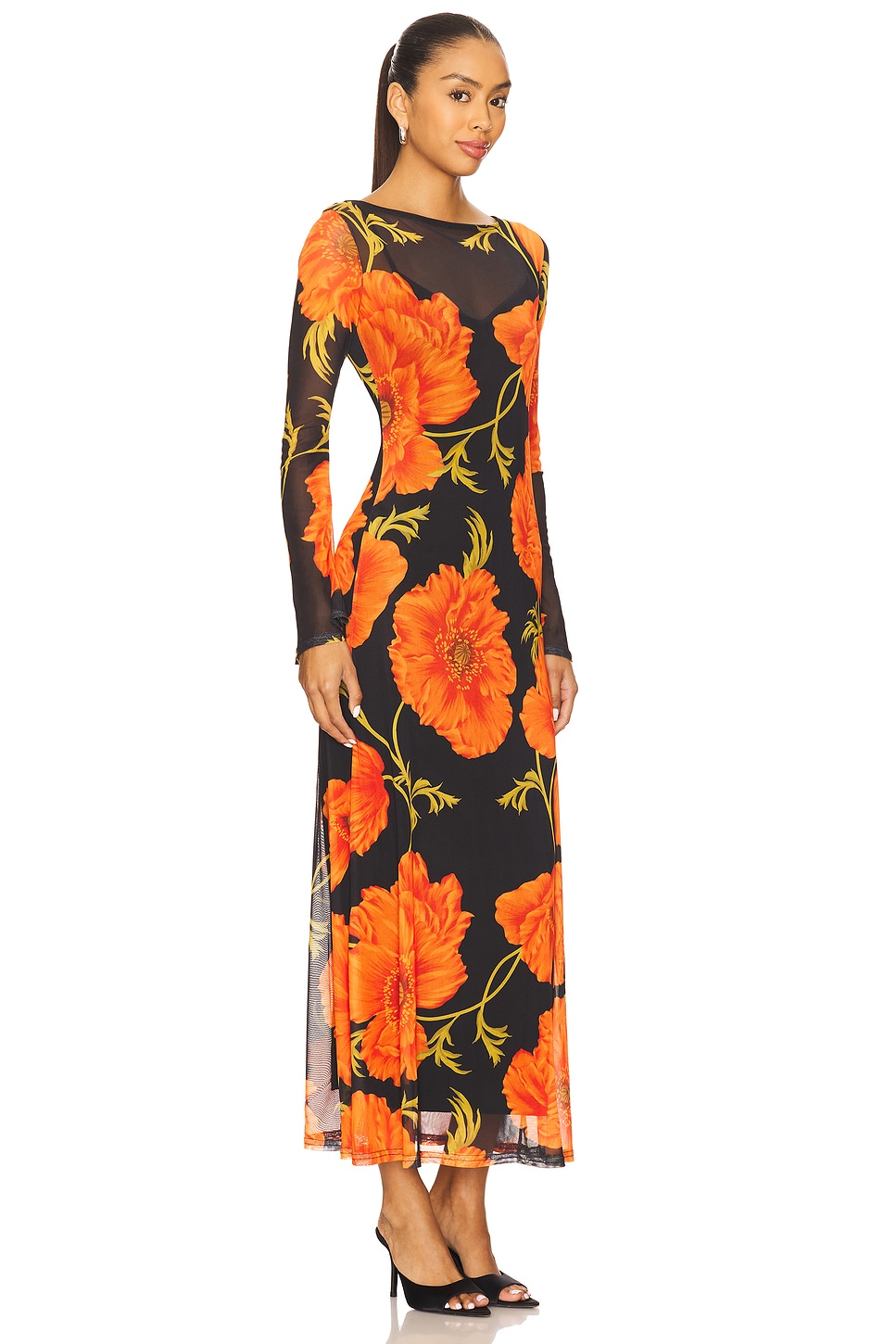 Poppy Mesh Dress - luluinthesky