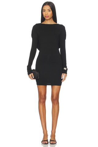 Evelyn Drape Back Dress - luluinthesky