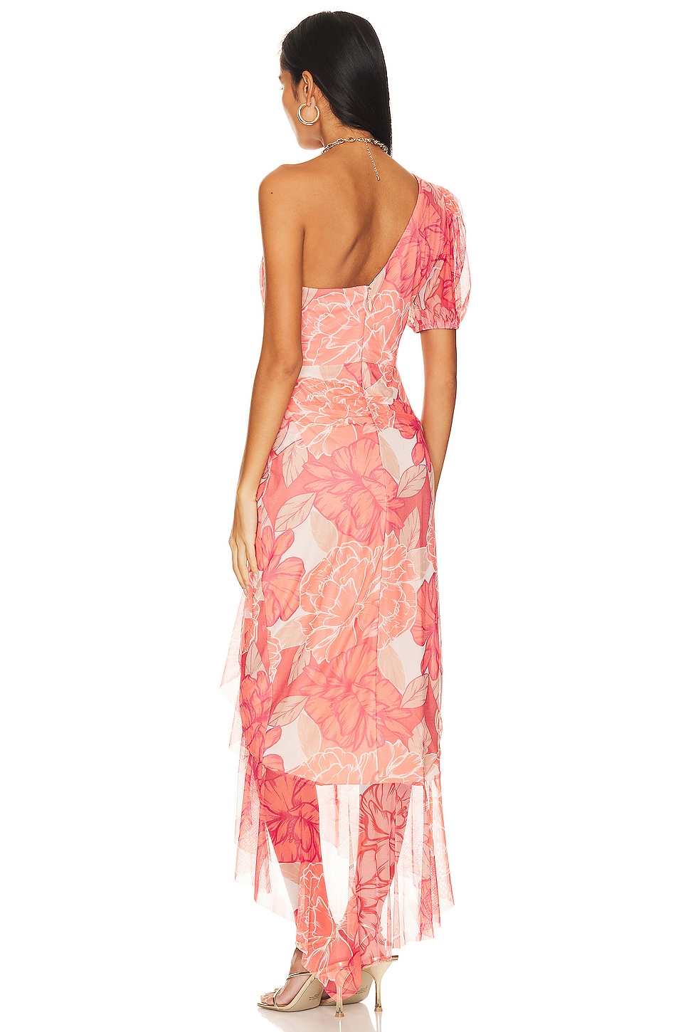 One Shoulder Midi Dress - luluinthesky