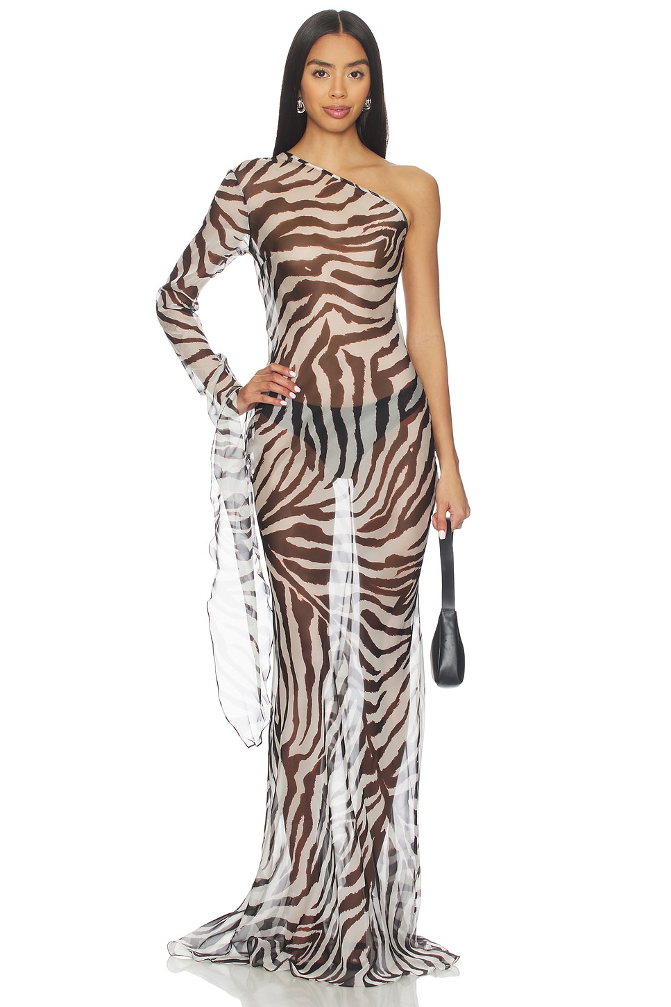 Zebra Print Maxi Dress - luluinthesky