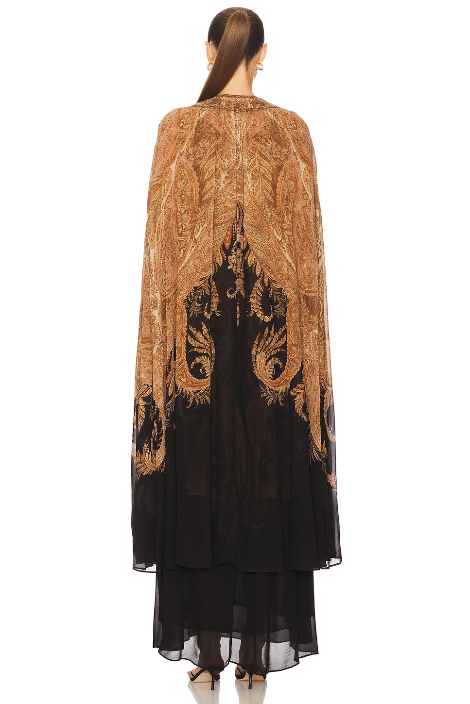 Caped Maxi Dress - luluinthesky