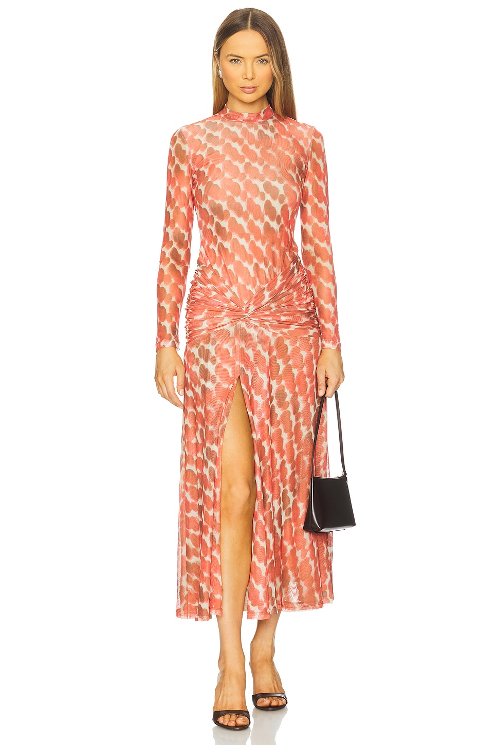 Lea Printed Mesh Dress - luluinthesky