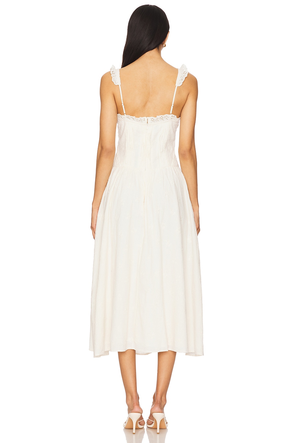 Baby Daisy Poplin Midi Dress - luluinthesky