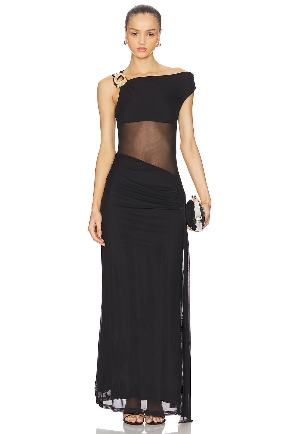 Naelle One Shoulder Maxi Dress - luluinthesky