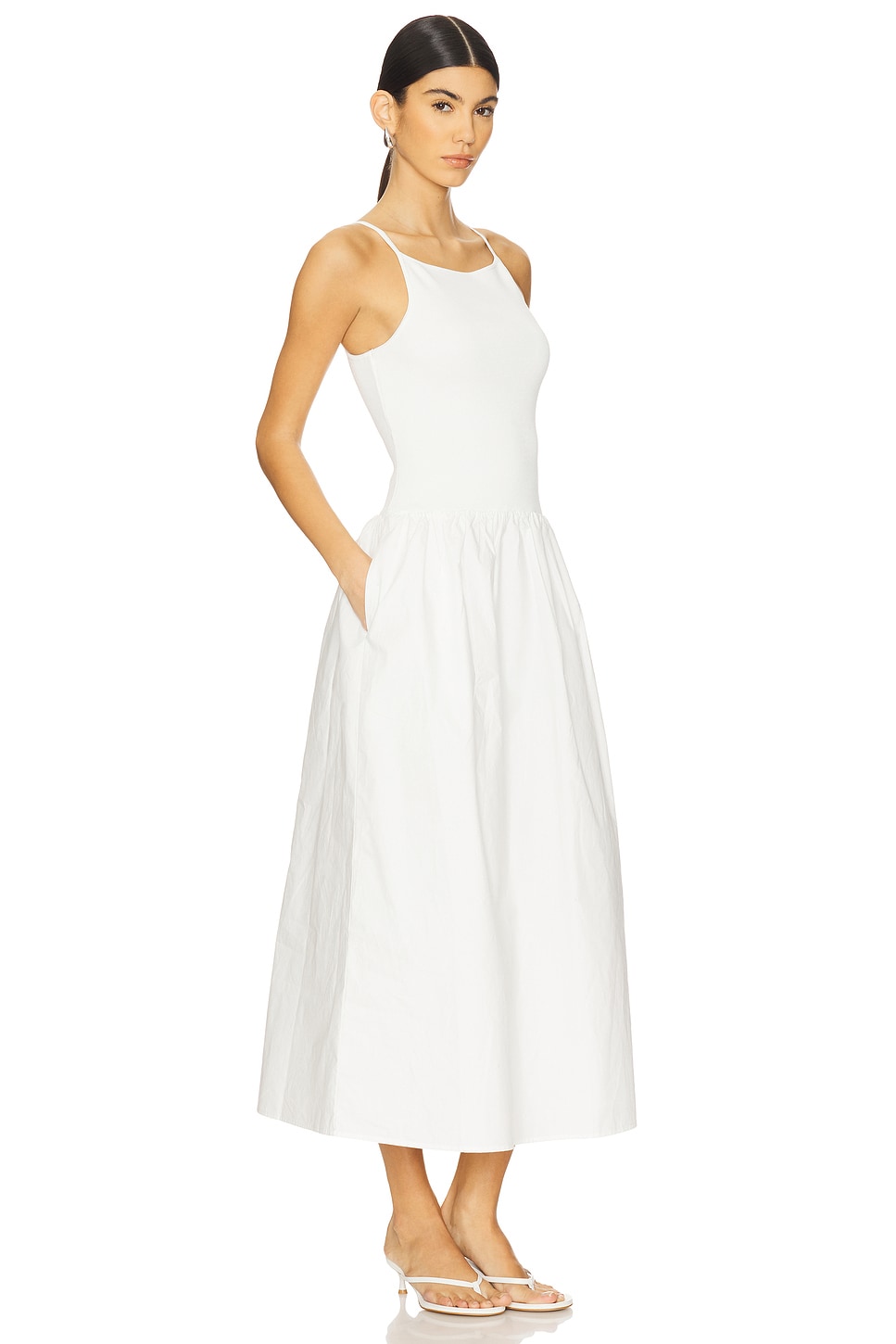 Aliah High Neck Midi Dress - luluinthesky