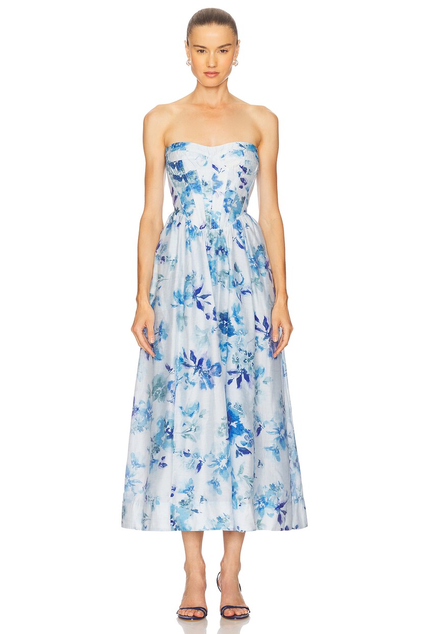 Lola Corset Midi Dress - luluinthesky