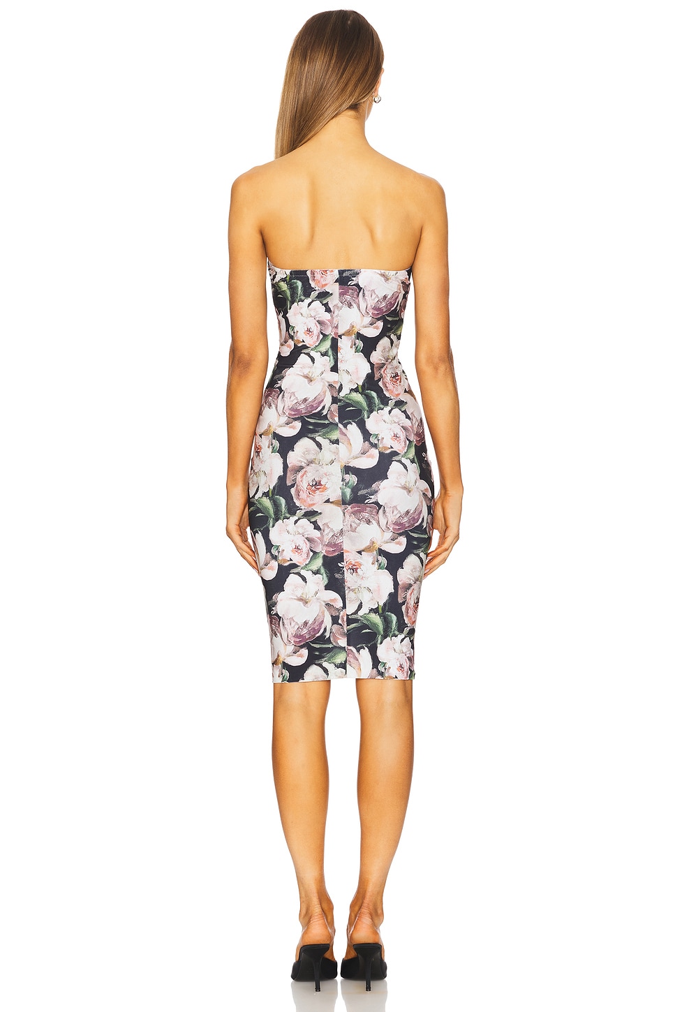 Strapless Shirred Mini Dress - luluinthesky