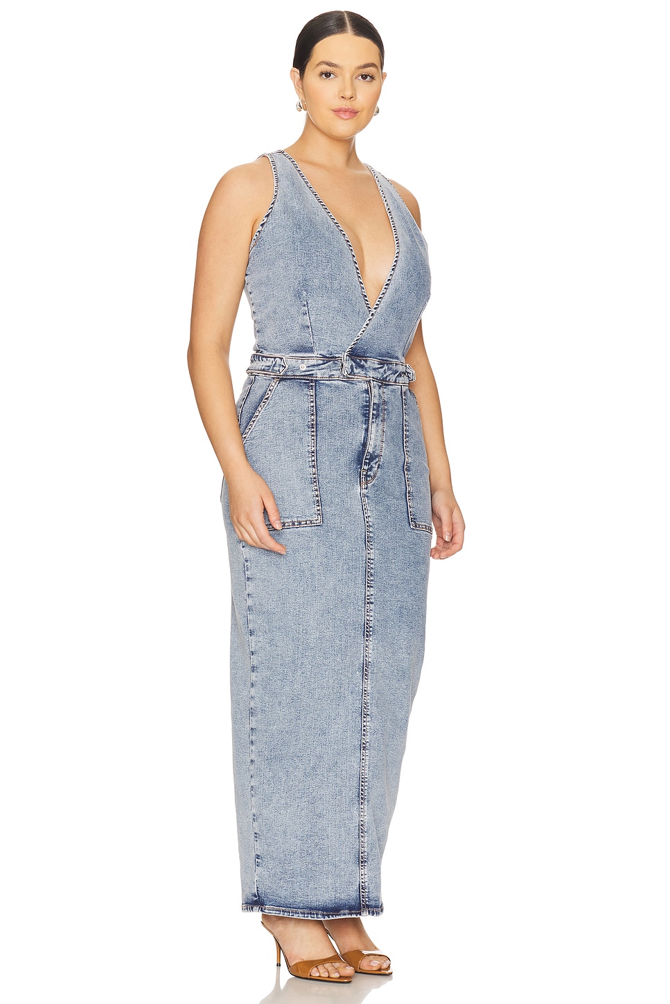 Fit For Success V-neck Maxi Dress - luluinthesky