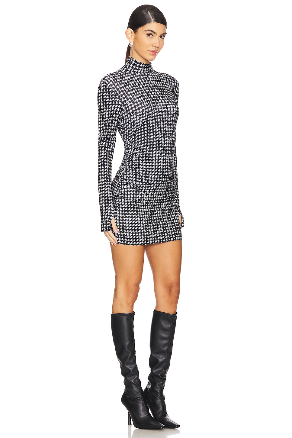 Long Sleeve Turtleneck Pickleball Dress - luluinthesky