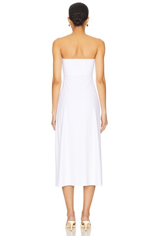 Strapless Bow Midi Dress - luluinthesky