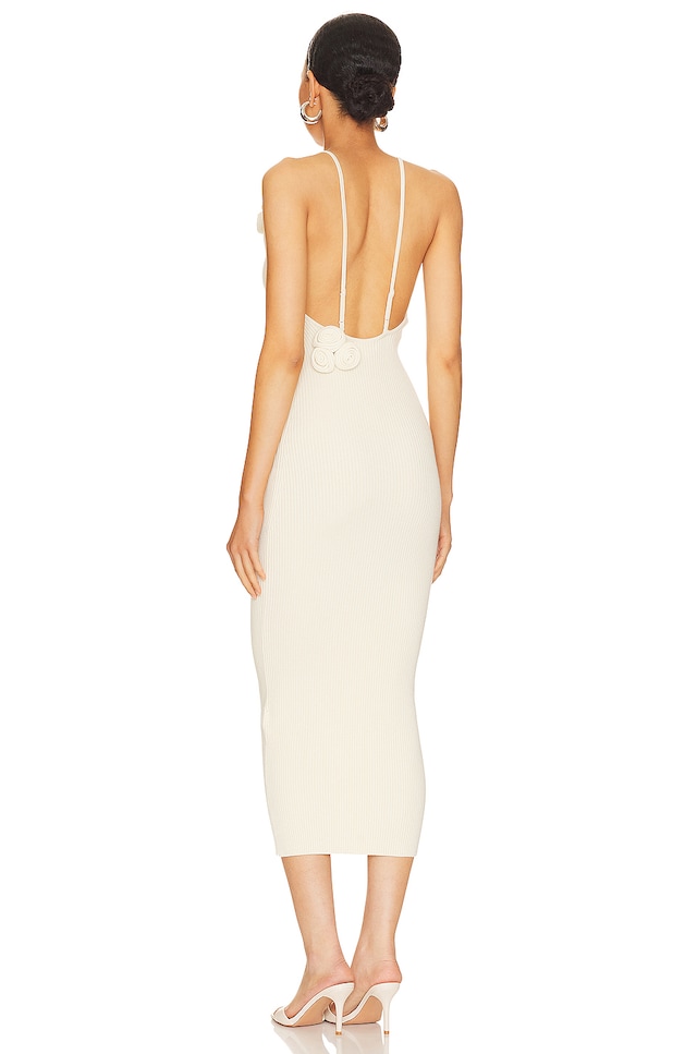 Dara Rosette Midi Dress - luluinthesky