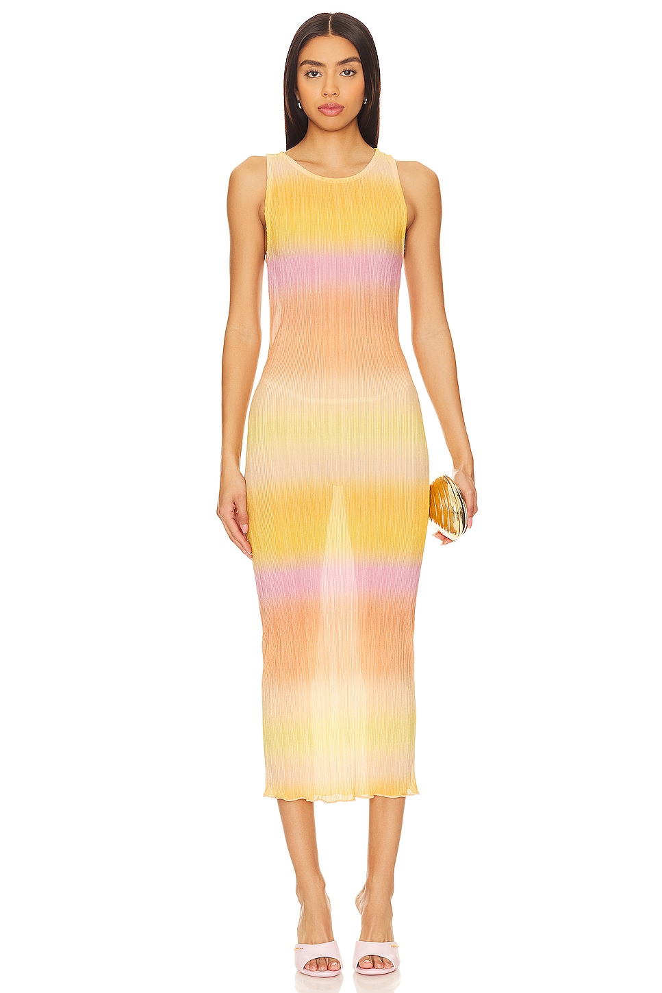 Giada Sheer Midi Dress - luluinthesky