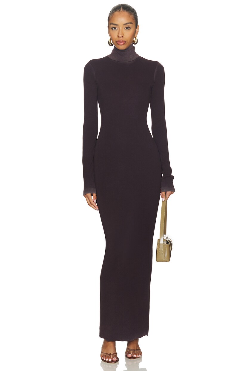 Verona Turtleneck Maxi Dress - luluinthesky