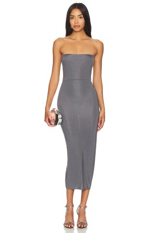 Strapless Crystal Glove Dress - luluinthesky